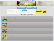 Tablet Screenshot of maravilhasparavoce.com